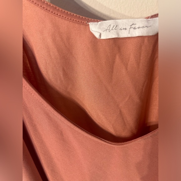 All In Favor Nordstrom Soft Spaghetti Strap Pink Tank Top size Large. - Picture 6 of 6